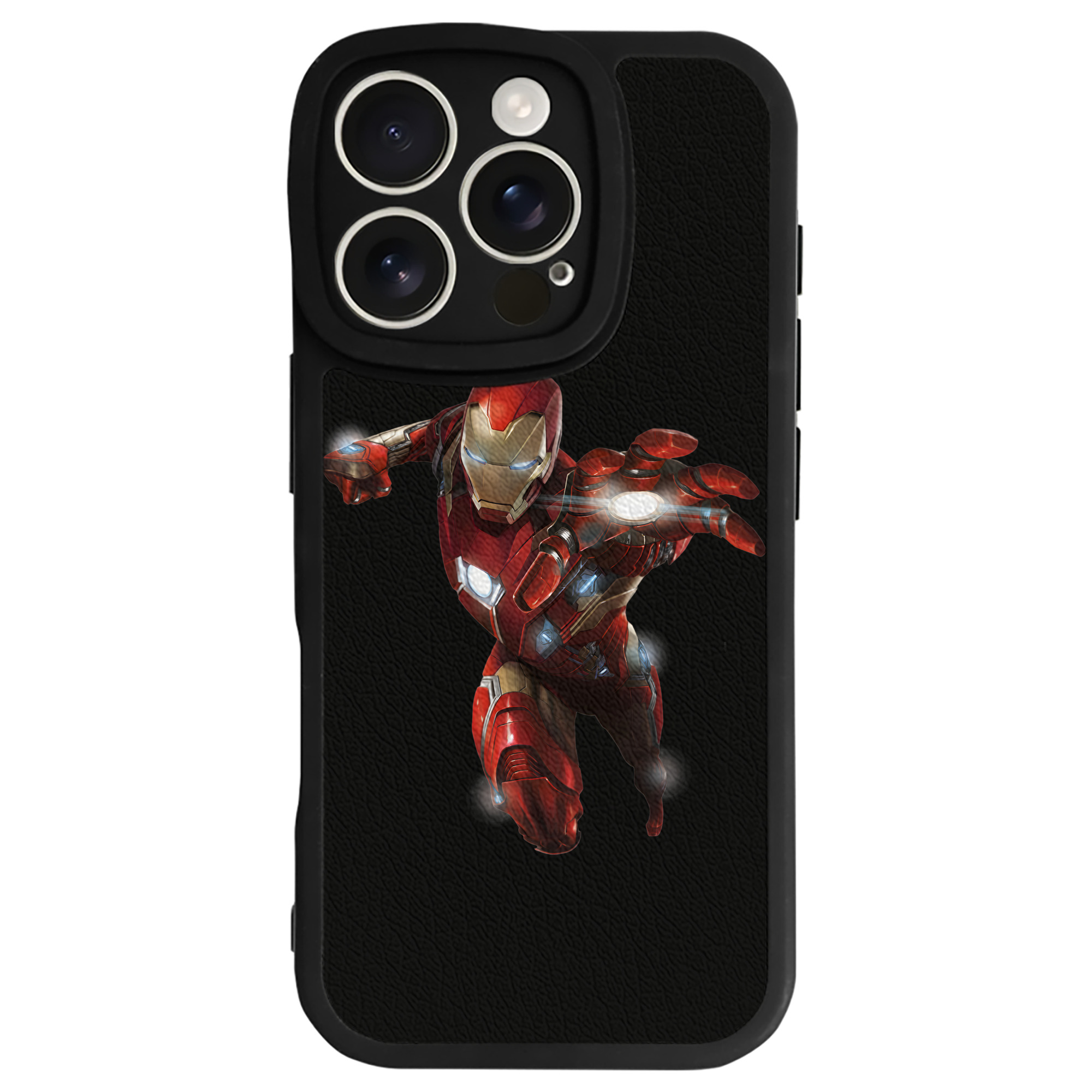 （画像用） アベンジャーズ The Avengers 【iPhone 16シリーズ対応】シリコンスマホケース（レザー調） 材質：シリコン